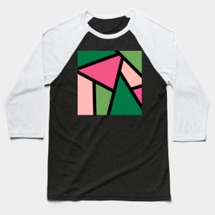 Watermelon Color Blocking Baseball T-Shirt